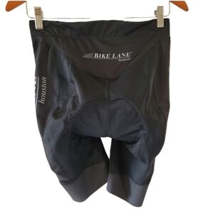 SUGOI Biker Short Size L Black #Bike Lane Houston" Paded Athletic Sport Bicycle